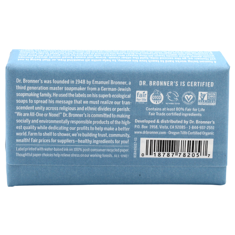 Dr. Bronner's Pure Castile Bar Soap Baby Unscented 5oz – Something ...