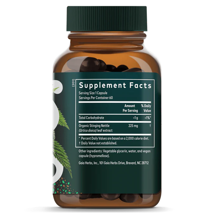 Gaia Nettle Leaf Phyto-Caps 60ct – Something Better Natural Foods