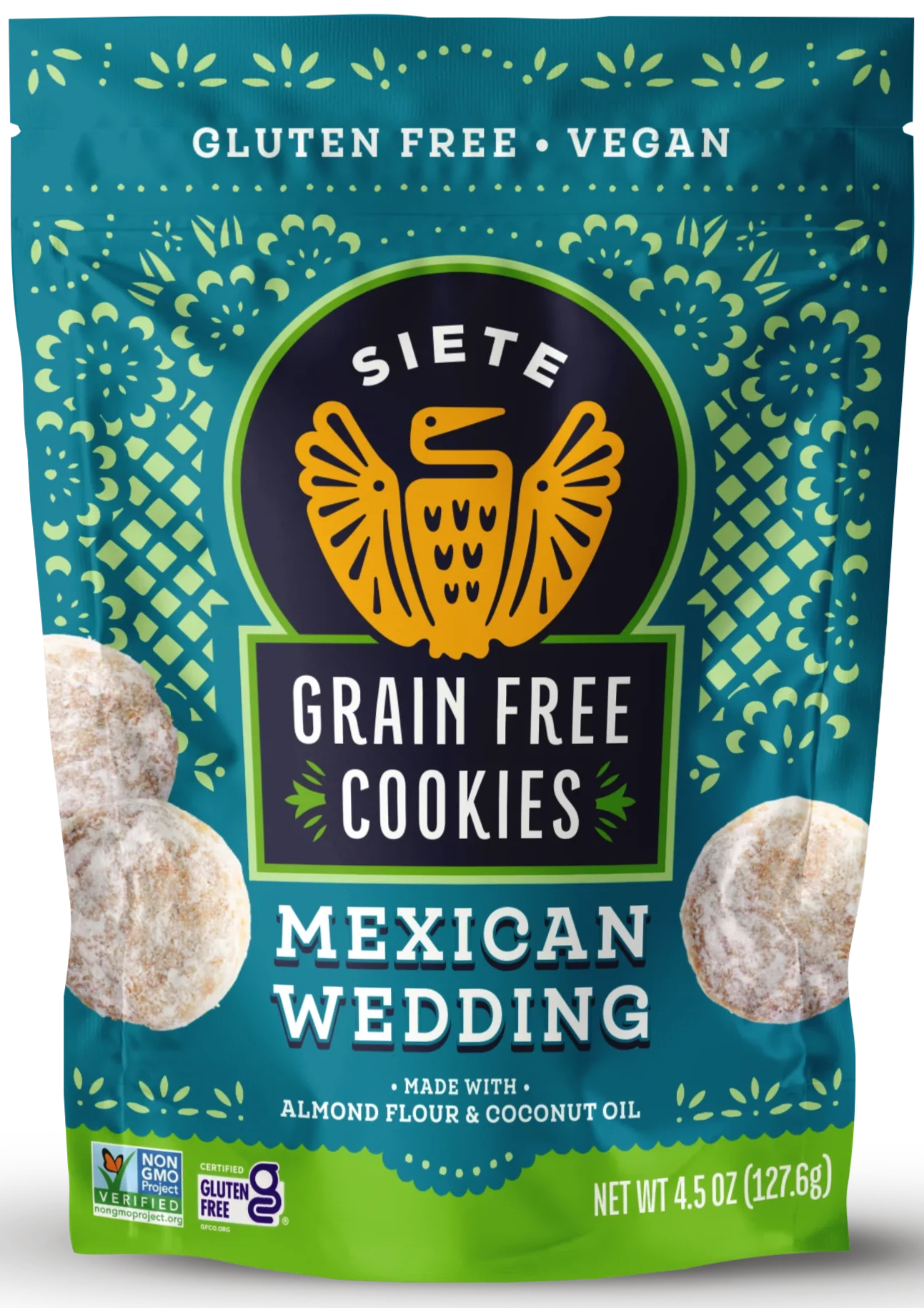 Siete Cookies, Grain Free, Mexican Shortbread - 4.5 oz