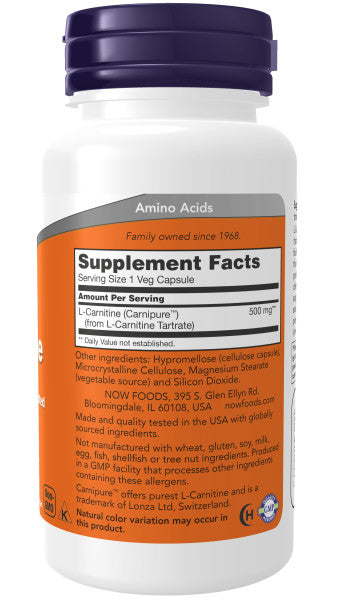l carnitine natural source natural source of l carnitine Now L-Carnitine 500mg Veg Capsules 60ct – Something Better Natural Foods