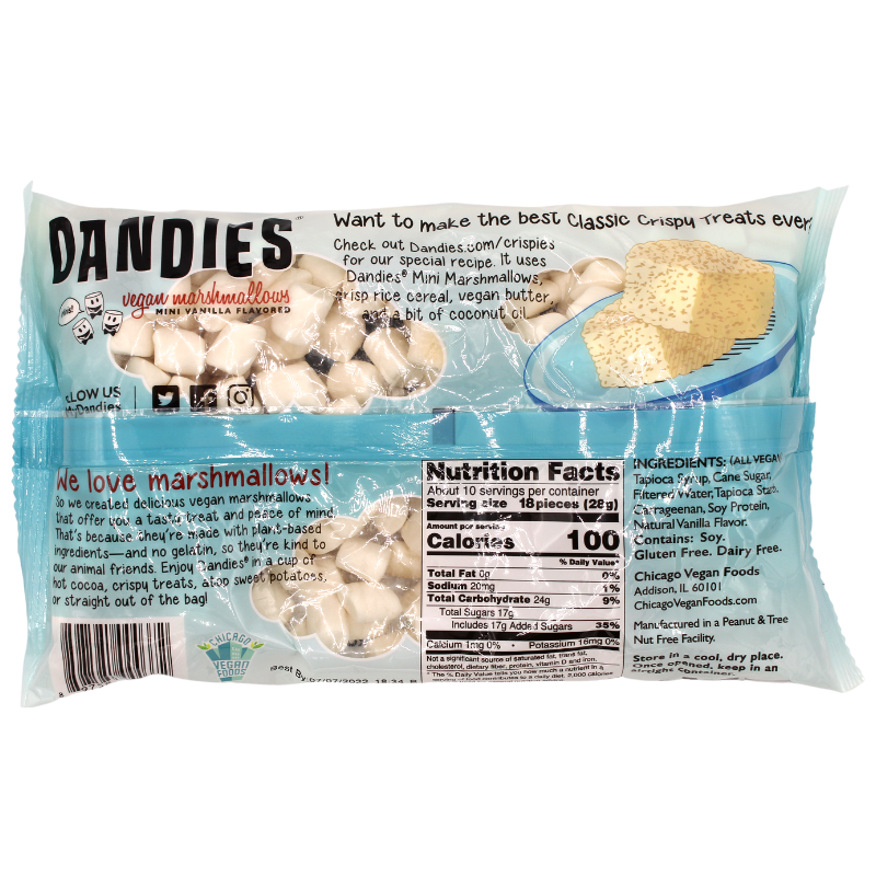 Mini Dandies Air-Puffed Marshmallows – Vegan Essentials Online Store
