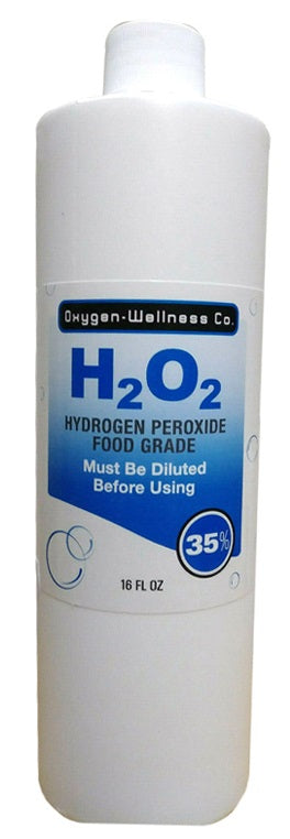 Oxygen-Wellness Food Grade Hydrogen Peroxide 35% 16oz – Something Better  Natural Foods