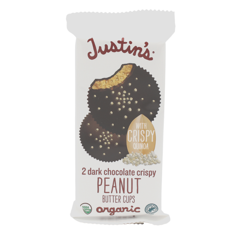 Justin's Dark Chocolate Crispy Peanut Butter Cups 1.32oz